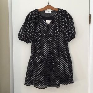 NWT Zara girls mesh dot dress